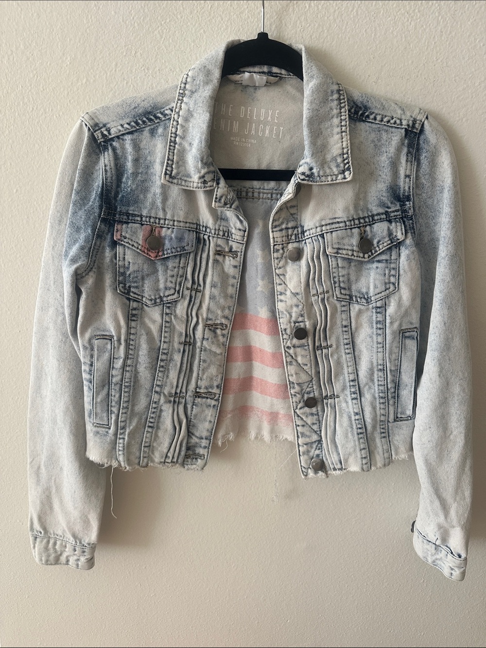 Cotton On Light Wash Blue Denim Jacket